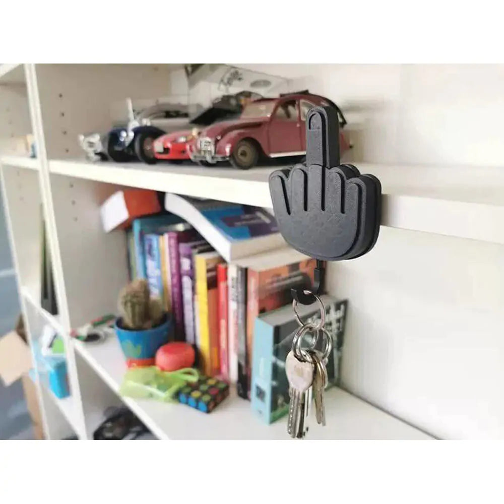 Middle Finger Hook Key Holder